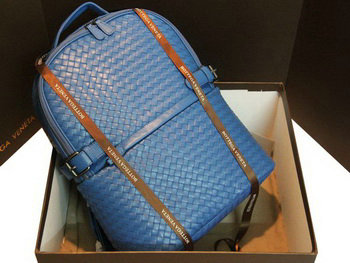 Bottega Veneta drawstring backpack BV105 blue - Click Image to Close
